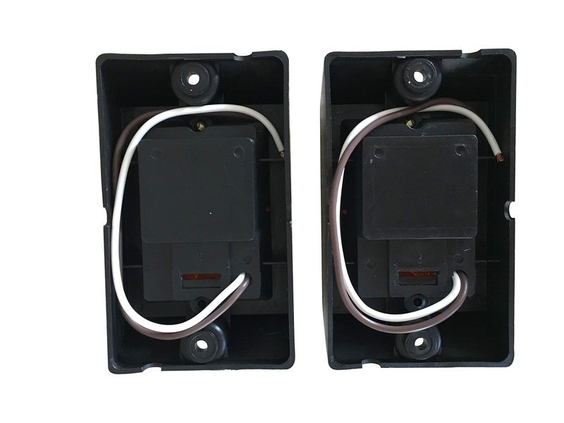 MAXXHAUL 80745 2x3 inch Rectangular Amber Side Marker LED Clearance Light with Reflector for Utility Boat Trailer RV Truck DOT Compliant Waterproof & Submersible - 2 Pieces - Image 2